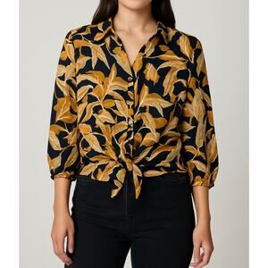 Women's Long Sleeve Blouse Floral printed Top